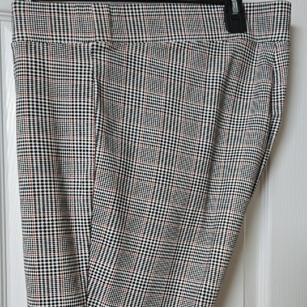 Old Navy Checkered Trousers - Black, White, Red